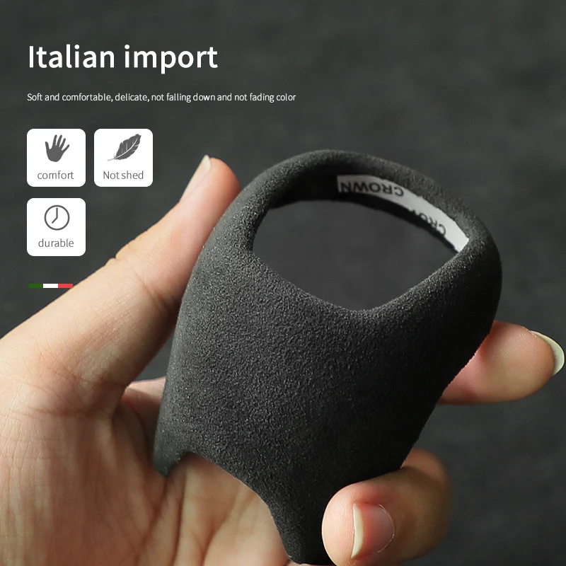 For Skoda Octavia Superb Kermi Rapid Yeti Rapid Car Center Console Gear Shift Head Knob Cover Trim Alcantara Suede Accessories