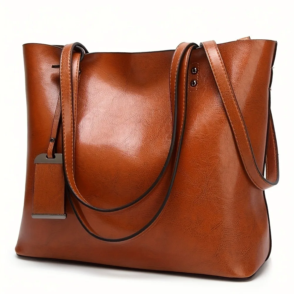 Borsa classica retrò alla moda, borsa a tracolla, valigetta per documenti, borsa per scomparto per computer da lavoro, borsa da viaggio, scelta regalo perfetta