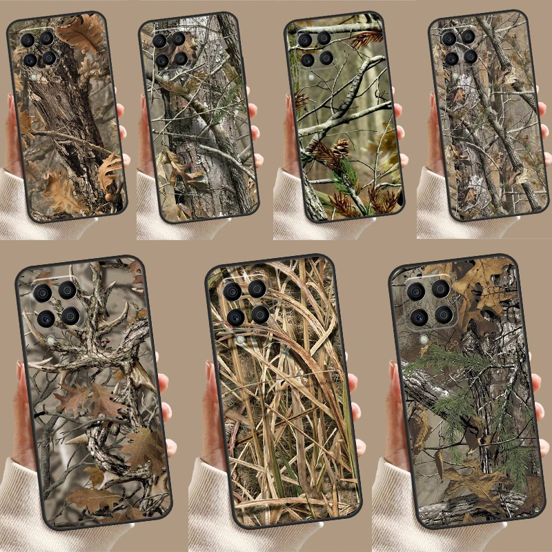 サムスンギャラクシー用ハンティングカモケース、サムスンギャラクシー用ケースM54、m34、m14、m12、m32、m52、m53、m33、m13、m20、m21、m51、m15、m55、m31s、m30s
