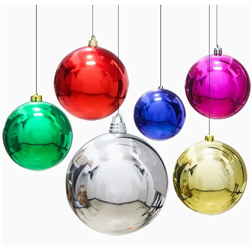 6/8/10/12/15/20cm Color Plastic Hollow Ball Decorative Hanging Ball for DIY Handmade Christmas Wedding Party