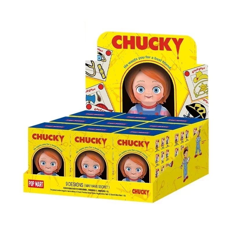 

POP MART Chucky Franchise Series Trendy Blind Box Toys Mystery Box Mistery Action Figure Surprise Cute Model Birthday Gift