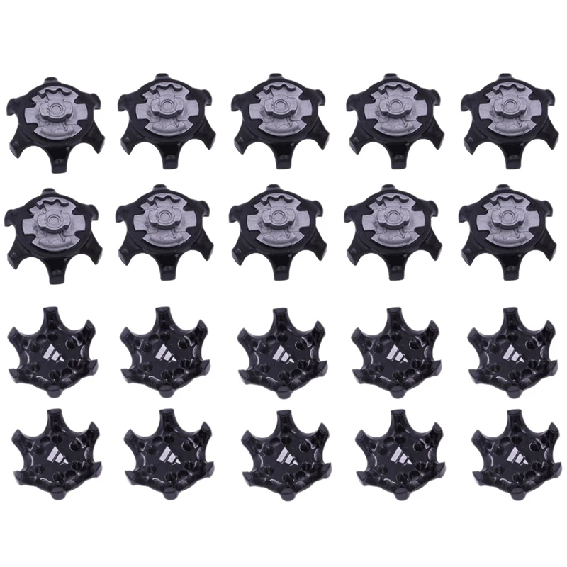 

20PCS Movable Shoe Spikes Golf Spikes Quick Spikes One Word Cara Nail Golf Shoe Accessories