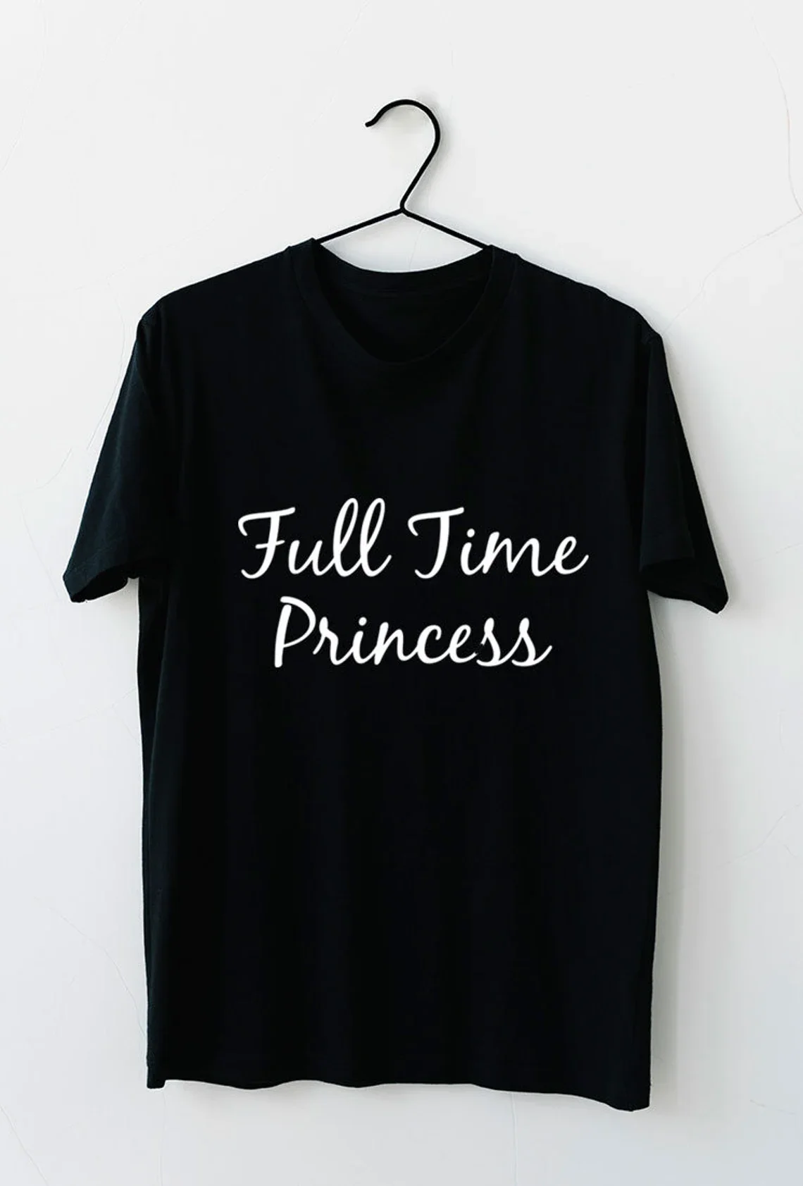 Skuggnas Funny Full Time Princess Sarcastic T-shirt Summer Fashion Tumblr t shirt Short Sleeved Fashion tshirts Drop Shipping