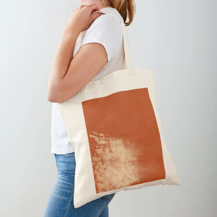 

Gold Dust Minimalist Orange Abstract Tote Bag bag luxury women the tote bag Customizable tote cute pouch