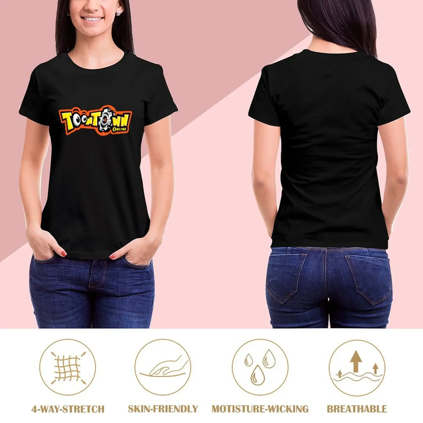 Toontown Online - Hi Res Recreation T-Shirt Female clothing customs design your own female oversized t shirts for Women