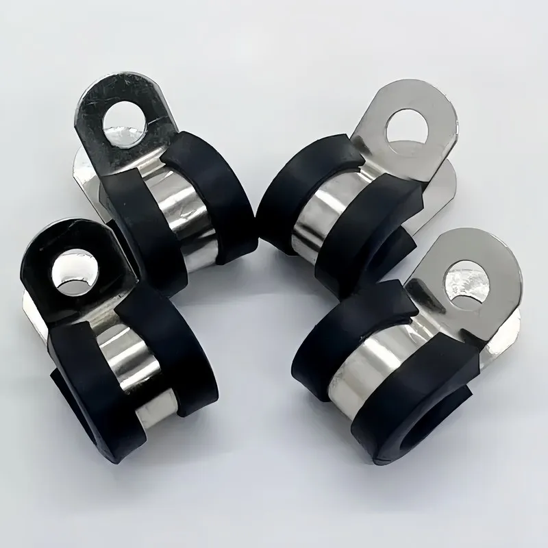 19 pcs M12 Rubber Lined Cushion Clamps, Rubber Cushion Liner for HVAC Pipe Installation, Multipurpose, Versatile