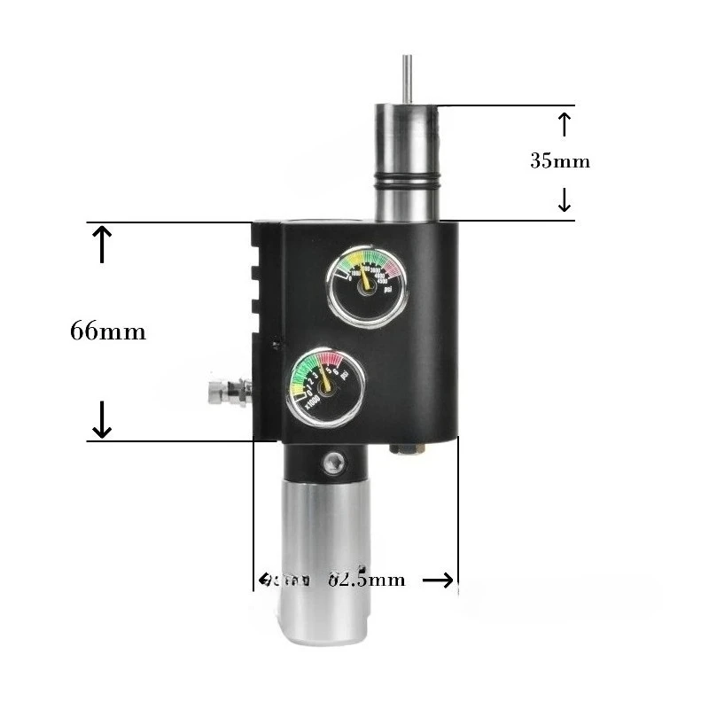 

Hot sales Huben Power Adjustable PCP Regulator Dream Z Valve 4500psi High Pressure Tank PCP Regulator