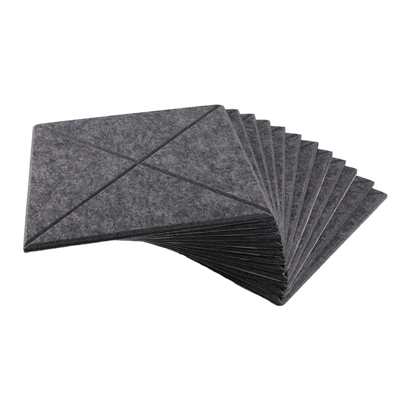 AA75-12 قطعة من الألواح الصوتية، لوحة عزل الصوت، لوحة عزل الصوت على الحائط، للمعالجة الصوتية، ديكور الحائط، الاستوديو، إلخ #4