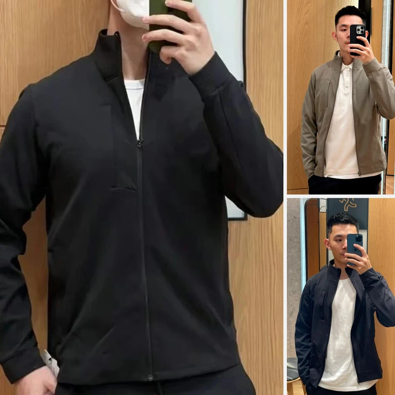 

Мужская вязаная куртка-бомбер однотонная с воротником-стойкой для активного отдыха, повседневной носки и деловых встреч, на молнии, теплая...