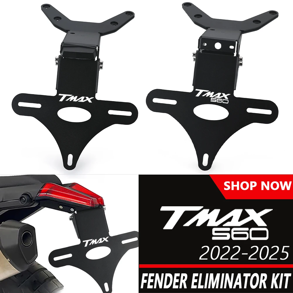 T-MAX 560 Tail Tidy Fender Eliminator License Plate Holder For Yamaha TMAX560 TMAX 560 Tech MAX 20222 2023 2024 2025 2026 2027