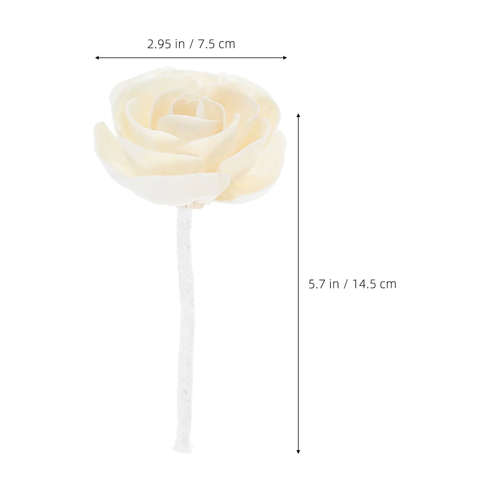 3Pcs Artificial Flower Diffuser Realistic Floral Aromatherapy Diffuser for Indoor Spaces Desk Bedroom Bathroom Office Scented