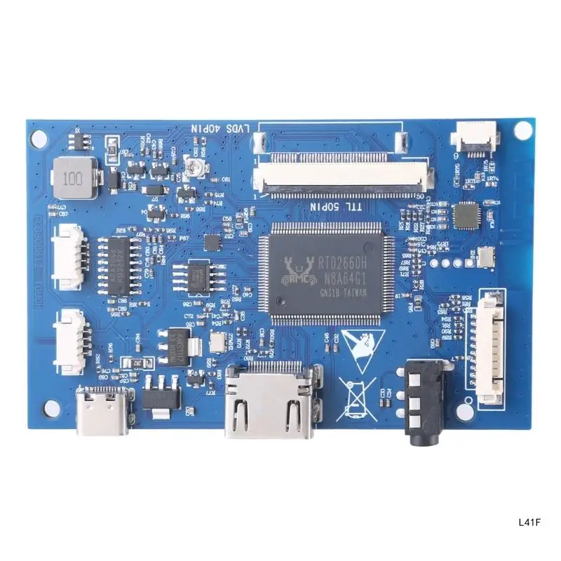 800x480 50Pin LCD TTL Controller Board AT070TN90 / 92 / 94 LCD Display Screen Driver Board Consumer Electronics