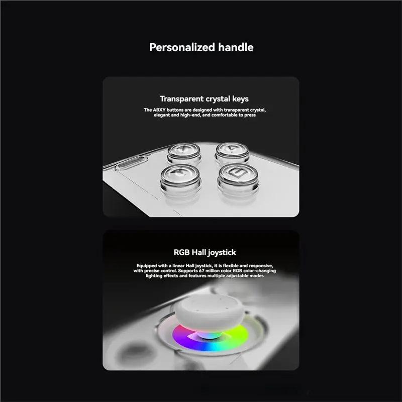 LOONG OS Modular Open Source 4 Inch IPS Screen Handheld Game Console RGB Hall-Effect Joystick Retro Gaming System