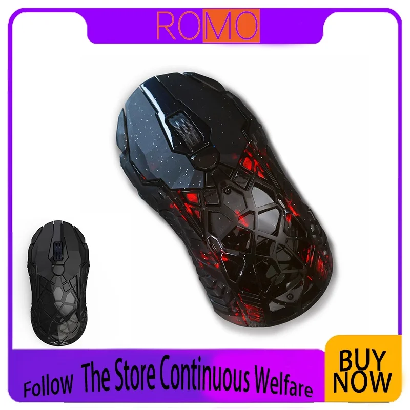 

Wa04 Gaming Mouse Magic Bionic Optics Dual Mode Wireless 2.4g Peripheral Lightweight Fps Ergonomic Esports Office Gift