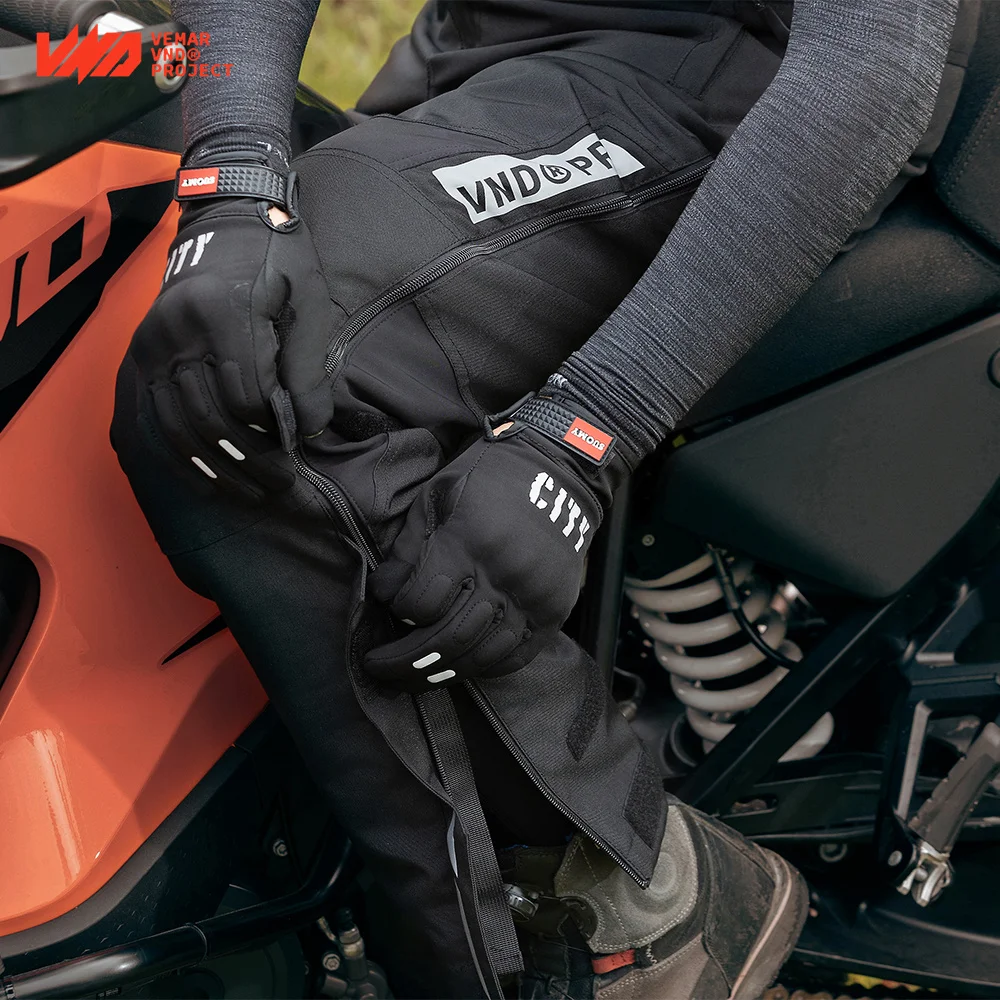  Motorrad WATERPROOFジーンズ 33/34 Winter Waterproof Motorcycle Overpants Quick Release Touring Moto