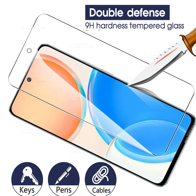 2 to 1 protective glass case for honor X8 camera tempered glass on honar honer xonor x8 x 8 8x honor8x 6.7'' safety films cover