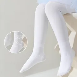 Lawadka Children's Tights For Girls Spring Summer Thin White Velvet Kids Girl Pantyhose 3-15Years Dance Teenagers Leggings 2024