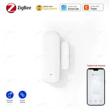 ZigBee Smart Window Door Gate Sensor Contact Detector Smart Life Security Alarm System…