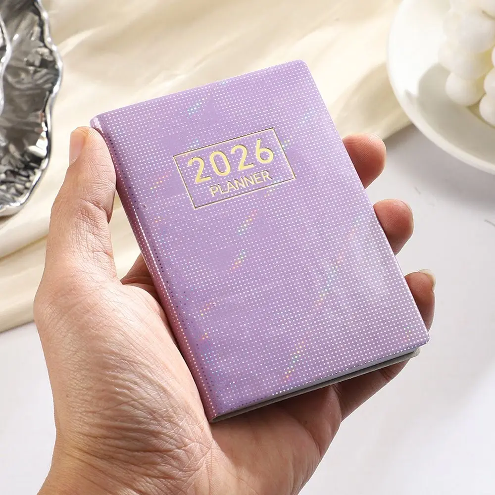 Durable Thick A7 Mini Notebook Calendar Square Weekly Planner Notepad School Office To Do List Portable Pocket Memo Students