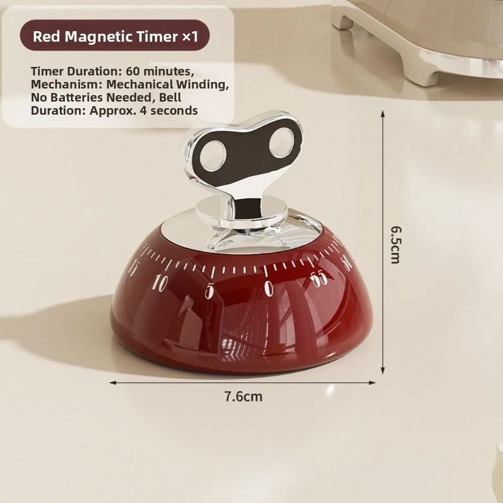 60 Minutes Countdown Alarm Clock Ultra Silent Magnetic Kitchen Cooking Timer Self Discipline Adsorbable Children Study Timer
