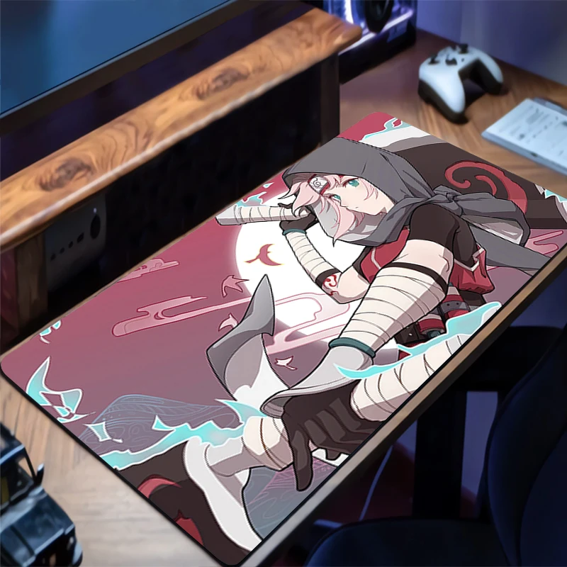 

Mouse Pad Anime Non-Slip Rubber Mousepad Soft Office Desk Mat Gaming PC Accessories Cool Naruto Sakura Haruno Gamer Keyboard Mat