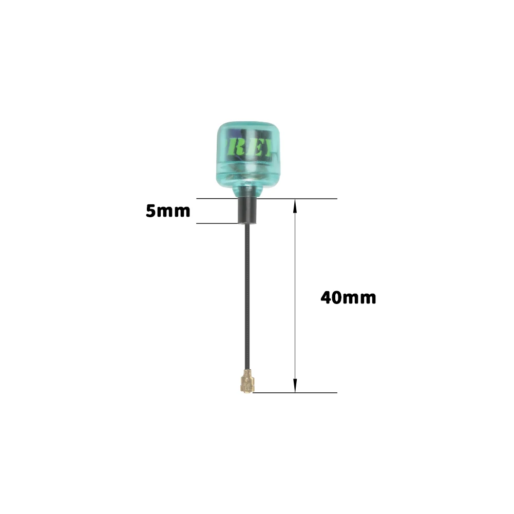 2 sztuki FlyFishRC rybołów 5.8Ghz 40mm Ipex UFL LHCP mała antena kompatybilny z Caddx VISTA Polar Nebula cyfrowy System FPV HD