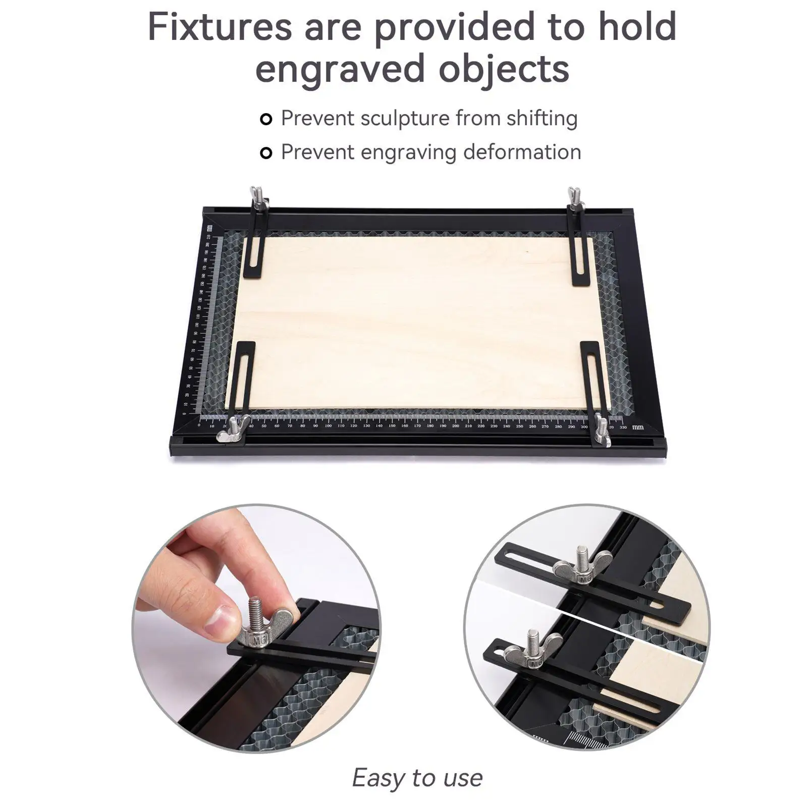 طاولة عمل قطع فولاذية عالية القوة لمنصة آلة النقش للجلد الأكريليك والمزيد