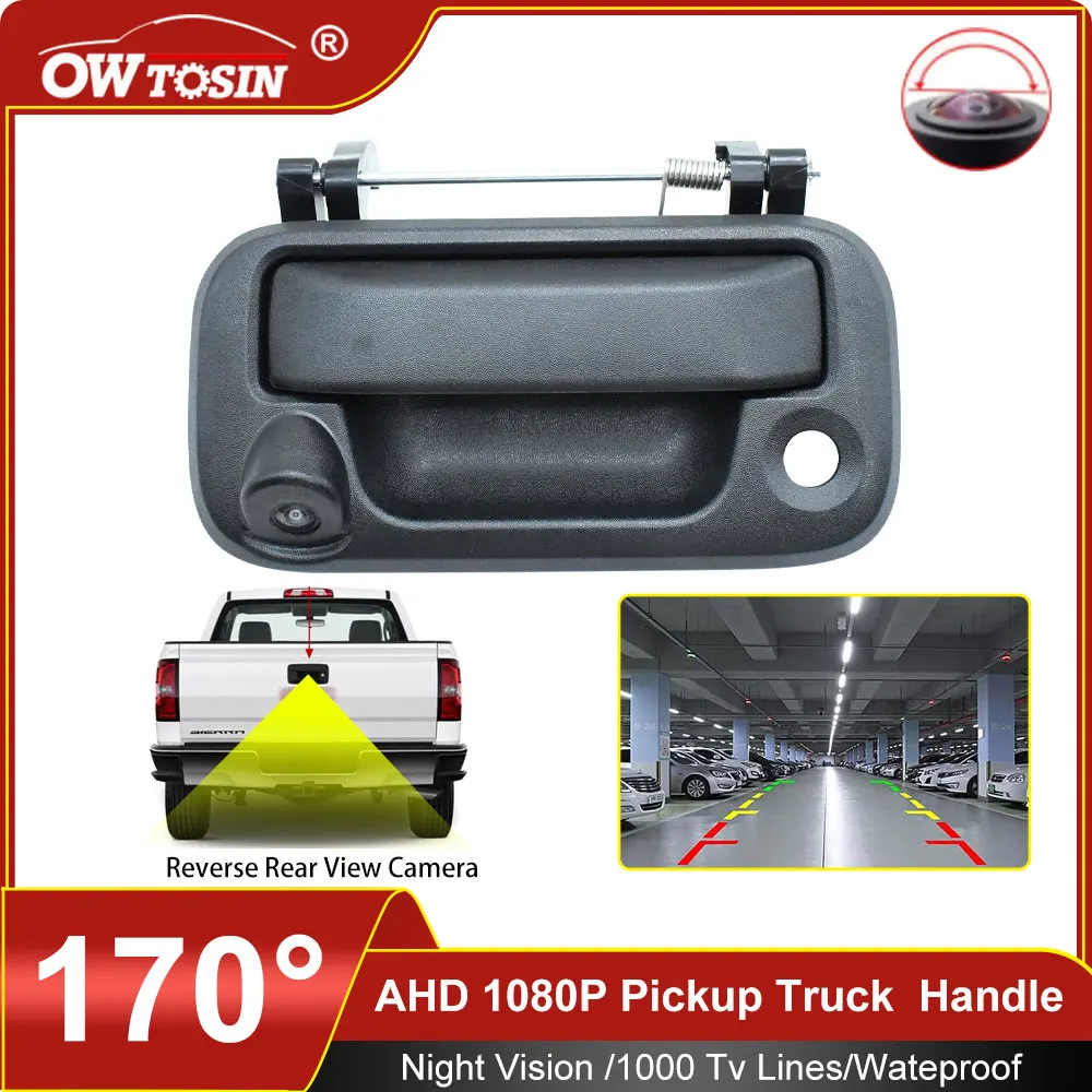 For Ford F150 F250 F350 F450 2008 2009-2014 Backup Car Reverse Camera 1920*1080P AHD 170° Pickup Trunk Handle Vehicle Camera