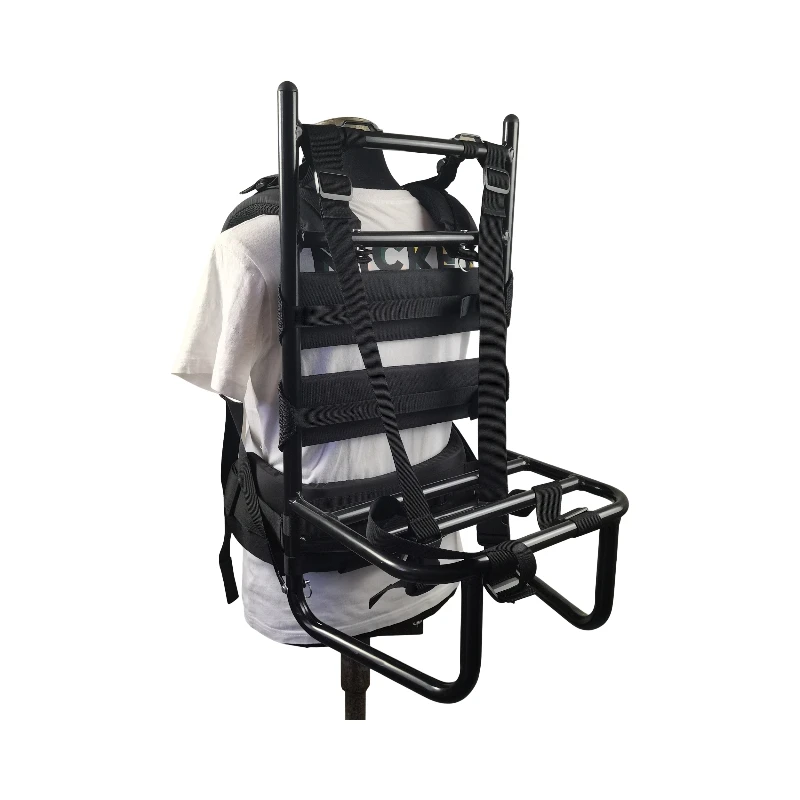 Customized aluminum alloy welded back frame Mountaineering back frame Outdoor light hiking Aluminum alloy back frame