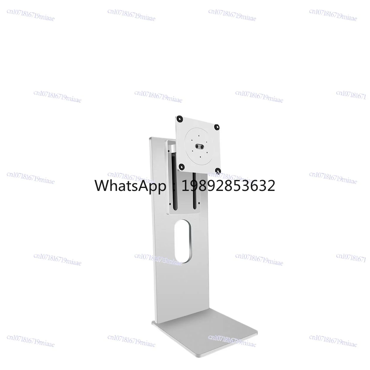 Monitor, Lift Rotary Bracket Base CNC Aluminum Alloy 32 Screen 24 27 Silver 34 40 Inches
