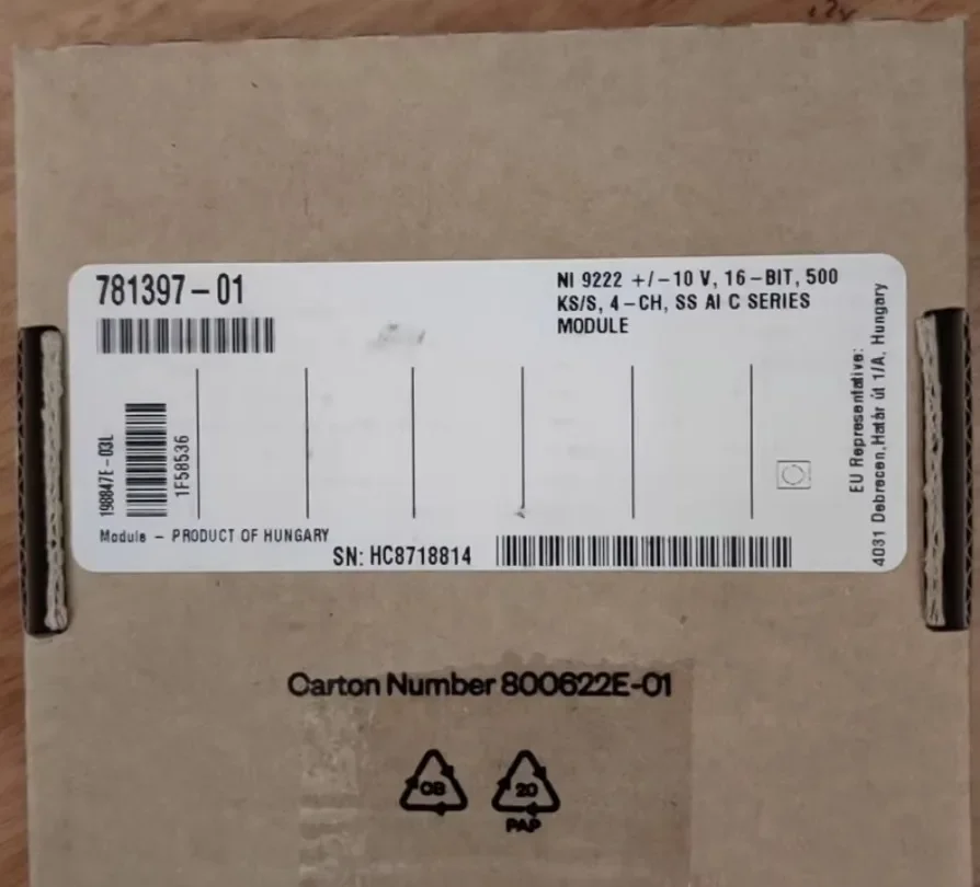 1PC NEW National Instruments NI-9222 Analog Input Module 781397-01 new in box In Stock #familitrade