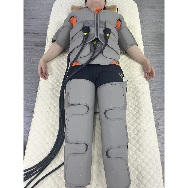 Lymphatic Drainage Pressotherapy Suit 24 Chamber Air Compression Body Massage Detox Slimming Pressotherapie Spa Equipment