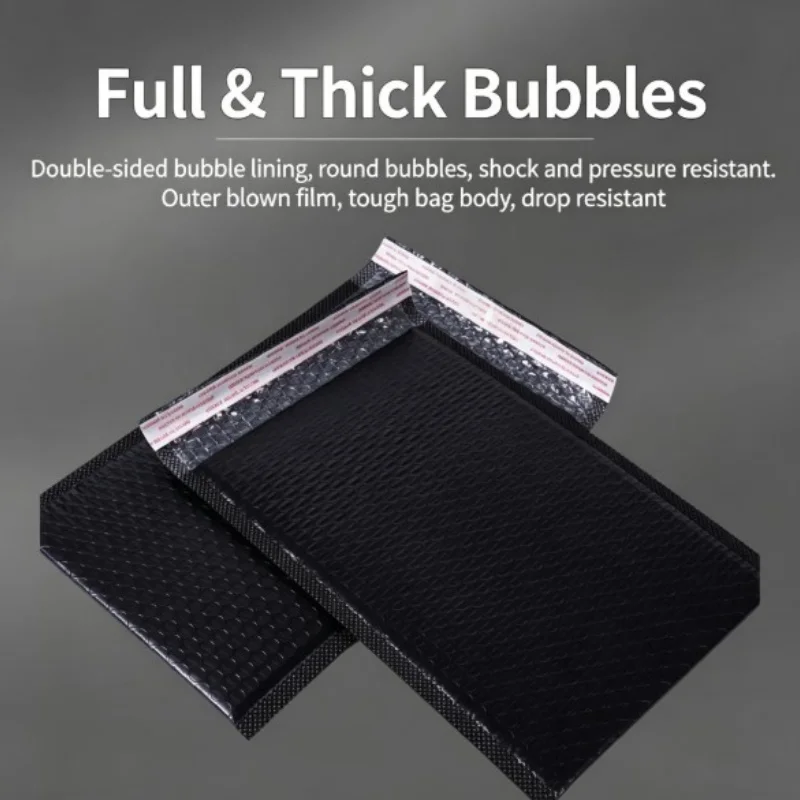 100pcs Black Envelope Bag Suitable For Mailing Office Packaging Fill Bubbles Suitable For Gift Packaging