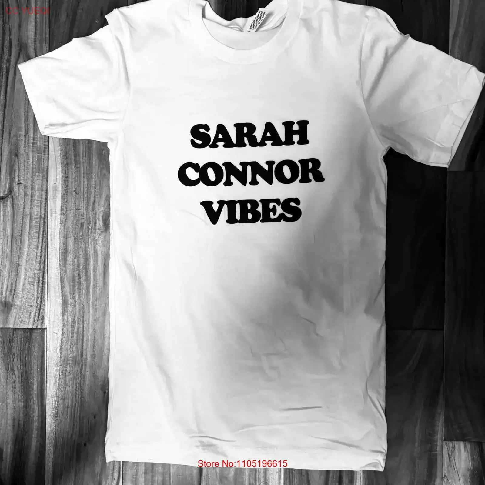 Sarah Connor Terminator Vibes T Shirt vintage Washed Comfortable Stylish Breathable Unisex homme Stretched Slightly Soft