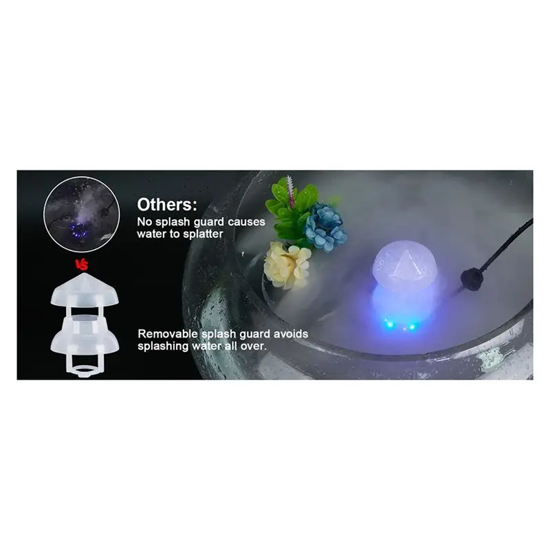 -نوفمبر بالموجات فوق الصوتية البخاخة ضباب صانع مستر مبيد نافورة الماء بركة حوض السمك آلة الضباب المرطب مع سبلاش الحرس