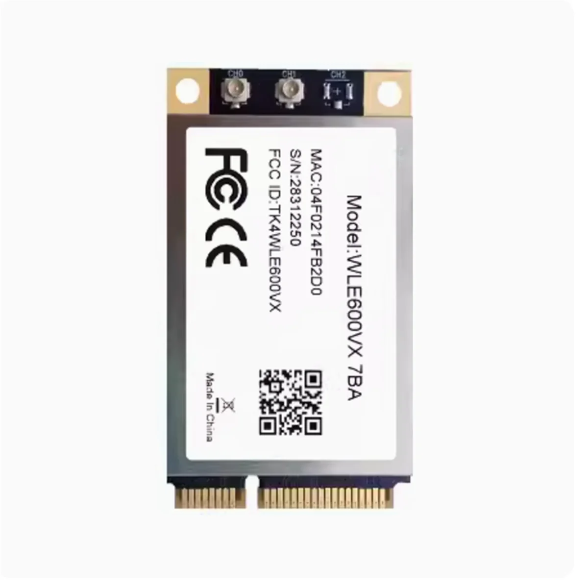 Wle600vx banda dupla 2.4ghz 5ghz 802.11ac/abgn mini cartão pci express mimo 2x2 onda 1 módulo de cartão wi-fi atheros qca9882