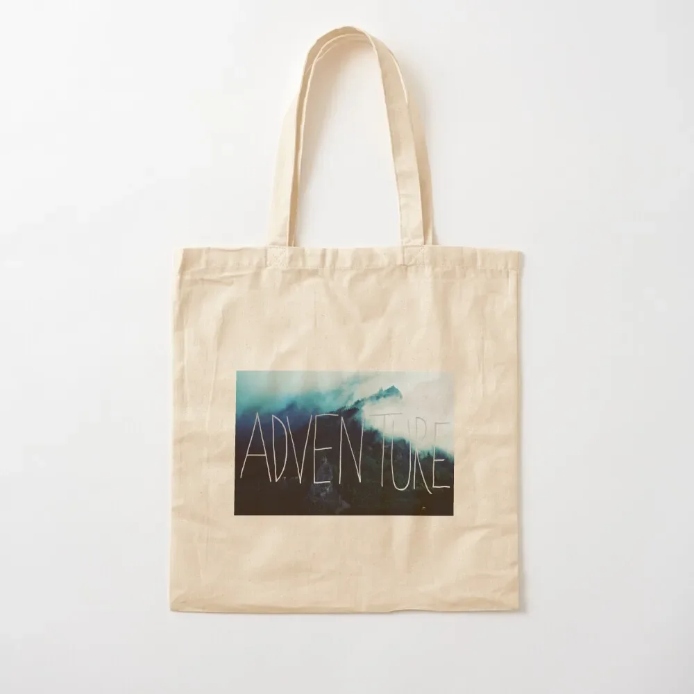 

Adventure Mountain Tote Bag shopping bags foldable tote canvas canvas