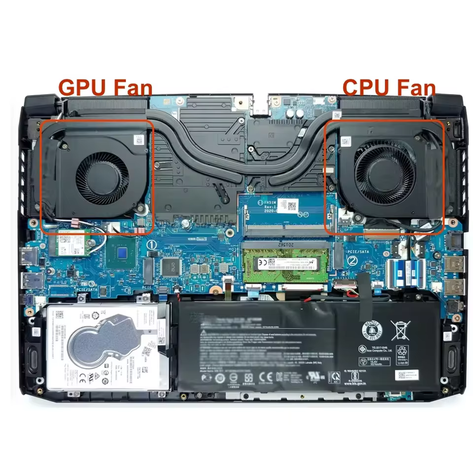 Acer Nitro 5 냉각 팬 상세 이미지