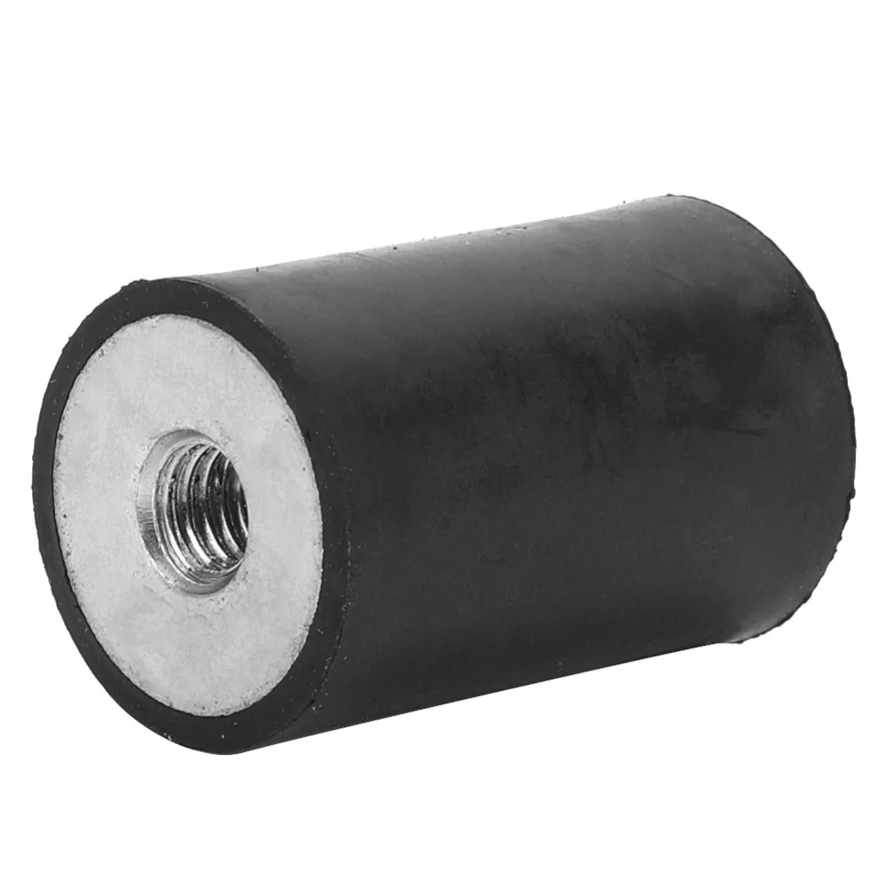 4 Pcs Non-Toxic Rubber Anti Vibration M6 Female Thread Damper Shock Absorber Heavy Duty Replaces Vibration Isolators