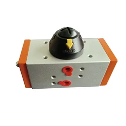 Return rotary magnetic pneumatic valve actuator,90 degree double acting & spring gas ball butterfly valves actuator