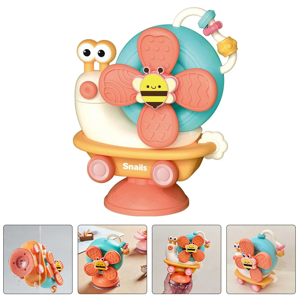 Toys for Toddlers Suction Cup Windmill Infant Baby Fine Motor Skills Plastic With Highchair