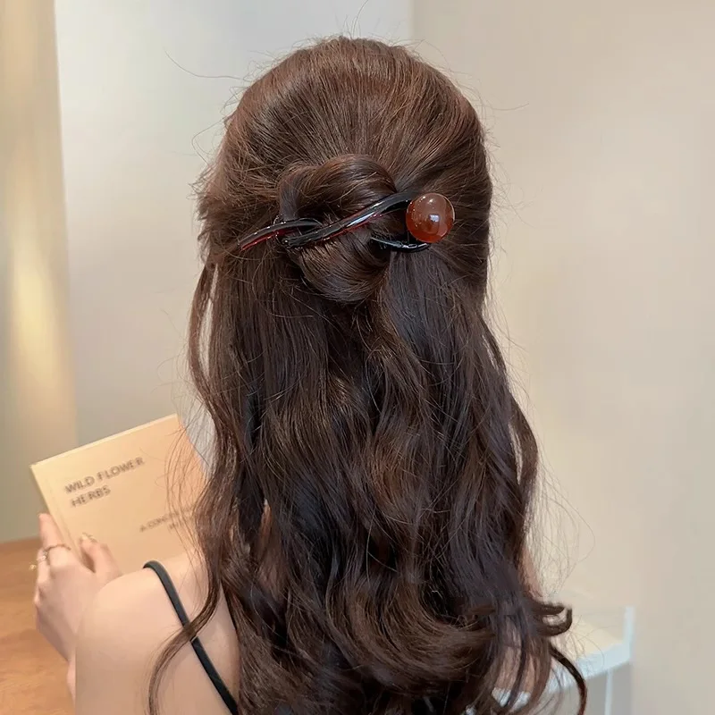 Retro S Form Pferdeschwanz Twist Haar Clips Mode Perle Shark Clip Haarnadeln Haarspangen Hairgrip Haar Zubehör für Frauen Kopfbedeckungen