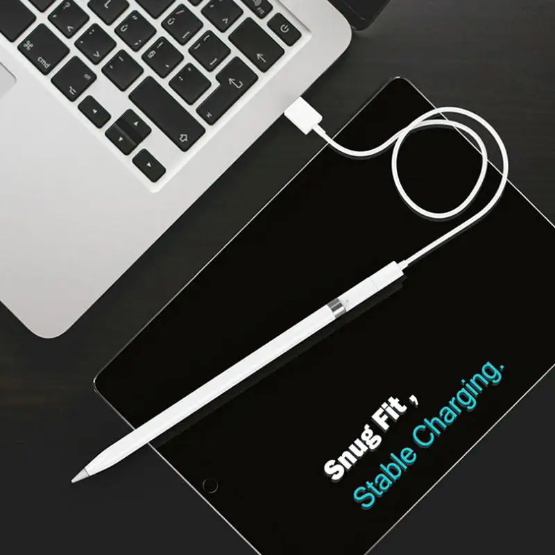 Lápis Magnético Caps Substituição, Caneta Dica Adaptador De Carregamento, Plug para iPad 1 ° e 2 °, Original