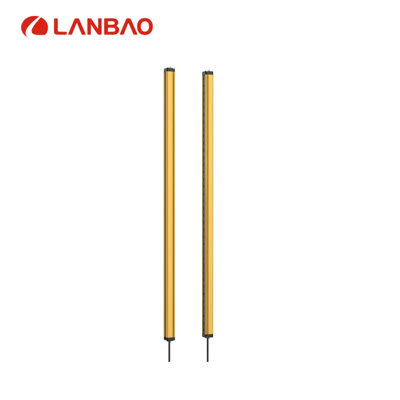 SFS Series Optical Sensors Beam Gap 20mm 40mm DC 10-30V NPN PNP Safety Light Curtain