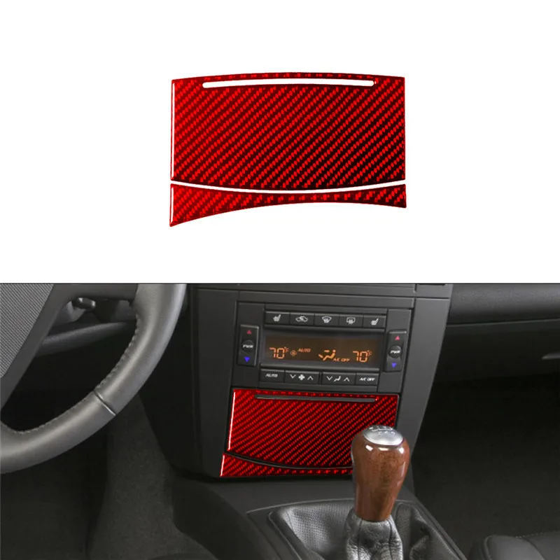 

For Cadillac CTS 2003-2007 With Navigation System Carbon Fiber Car Ashtray Panel Sticker