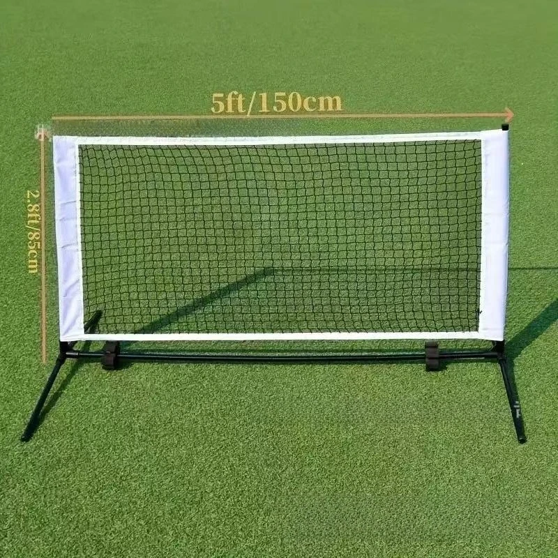 

Small Pickleball Dink Practice Net Quick Setup Portable Badminton Net Home Backyard Driveway Park Training Equipment