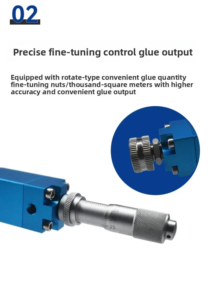 

Дозирующий клапан штифта микрометра, прецизионный однокомпонентный клапан, аксессуары для УФ-клеевого клея, пневматический дозирующий клапан YB-21Q