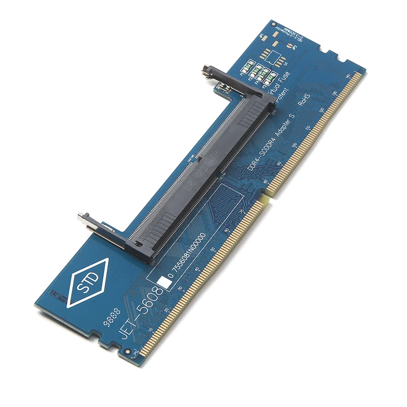 Laptop DDR4 RAM to Desktop Adapter Card, Memory Tester SO DIMM to DDR4 Converter