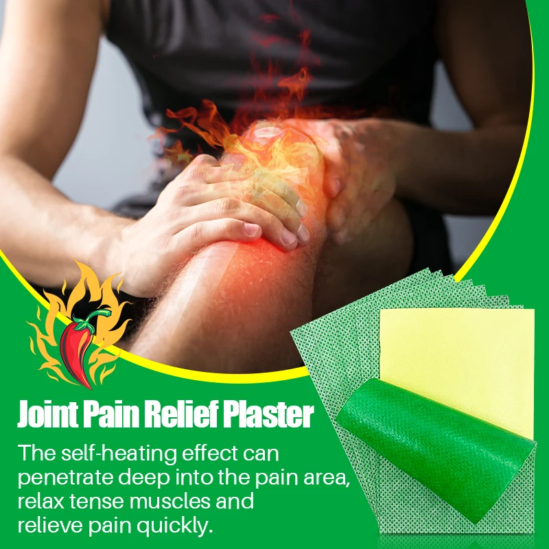 8Pcs=1Bag Pain Relief Plaster Herbal Medical Patch Treatment Neck Back Muscle Knee Joint Cervical Lumbar Spine Pain Sricker H103