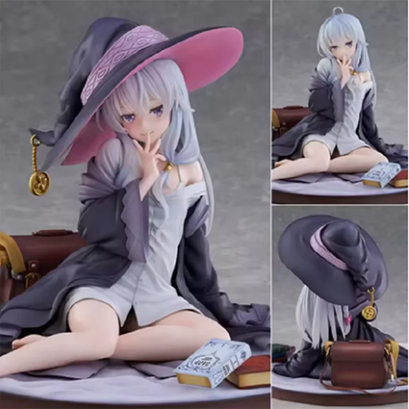 Anime Figure Elaina Figure Elaina Flying Action Figures Witch Figurine Doll PVC Girl Model Toys Adult Collection Statue Gift